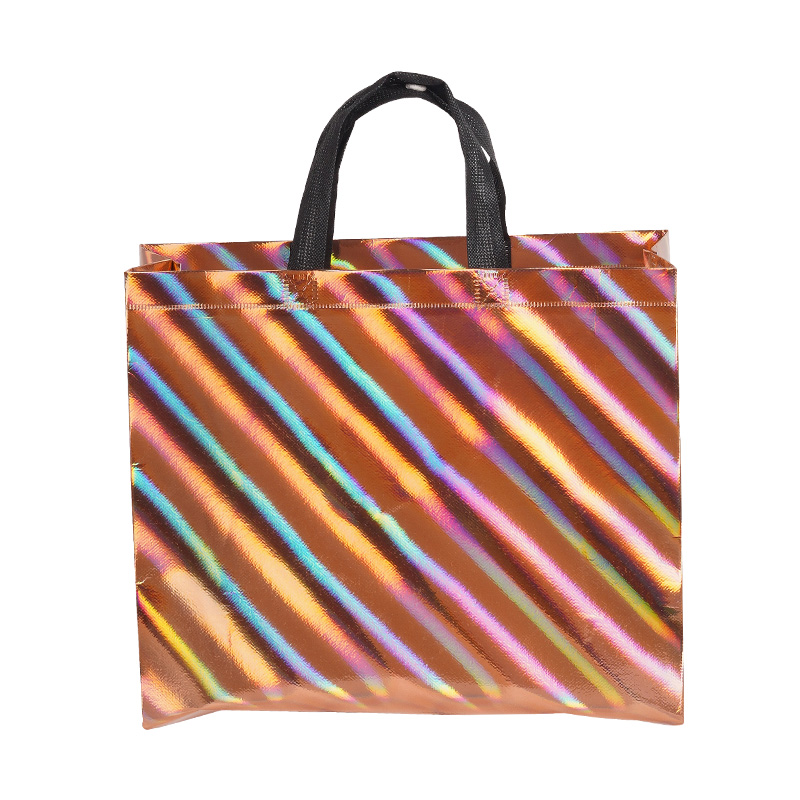 Unique Non-woven Gift Bag with Twill Laser Surface